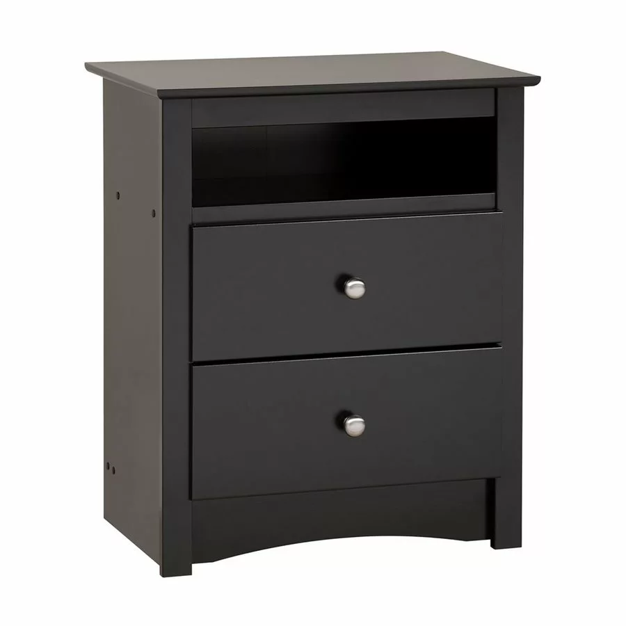 Prepac Black Nightstand 8 Prepac Black Nightstand - Image 6