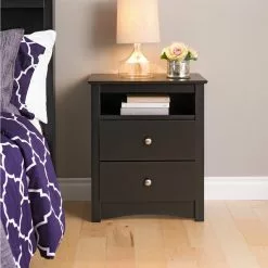 Prepac Black Nightstand 11 Prepac Black Nightstand -Prepac Shop 330595311 MainImage 001