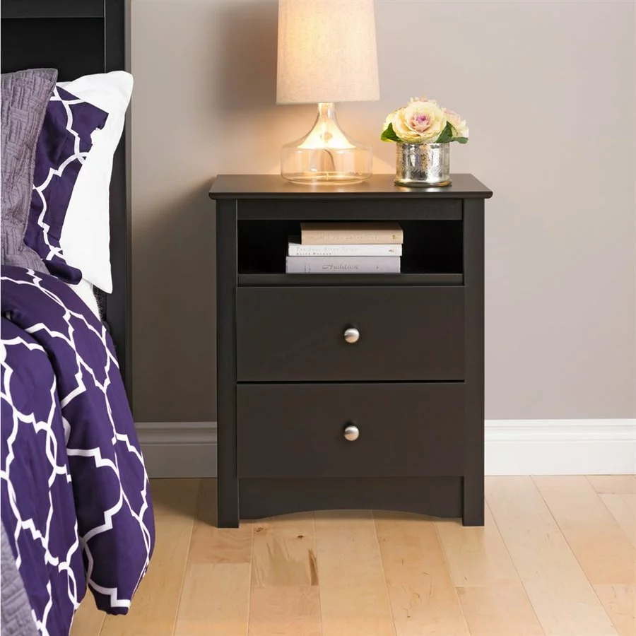 Prepac Black Nightstand 6 Prepac Black Nightstand - Image 4