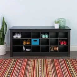 Prepac Casual Black Storage Bench -Prepac Shop 330595340 AlternateImage3