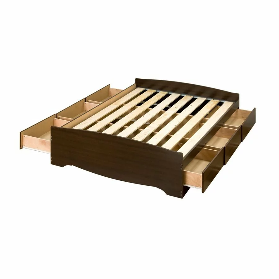 Prepac Mate's Espresso Full Platform Bed With Storage 5 Prepac Mate's Espresso Full Platform Bed With Storage - Image 3