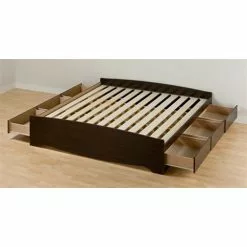 Prepac Mate's Espresso King Platform Bed With Storage -Prepac Shop 330595355 MainImage 001