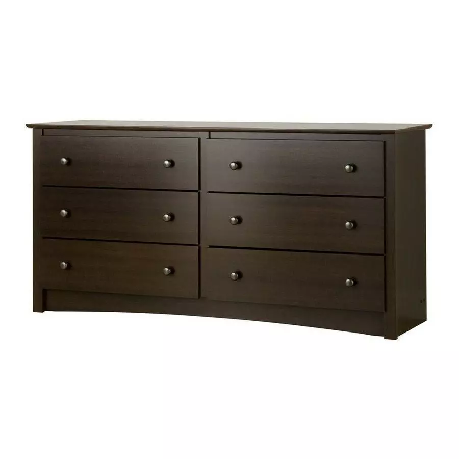 Prepac Fremont Espresso 6-Drawer Dresser 3 Prepac Fremont Espresso 6-Drawer Dresser