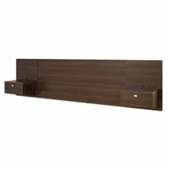 Prepac Floating King Headboard - 125.5-in X 31.5-in - Espresso