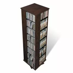 Prepac Furniture Large Four-Sided Spinning Tower