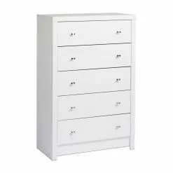 Prepac Furniture Calla 5-Drawer White Chest -Prepac Shop 330595411 MainImage 001