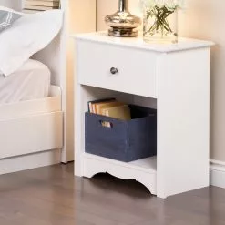 Prepac Monterey White Nightstand