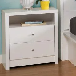 Prepac Calla White Nightstand
