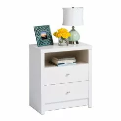 Prepac Calla White Nightstand 7 Prepac Calla White Nightstand -Prepac Shop 330595420 MainImage 001