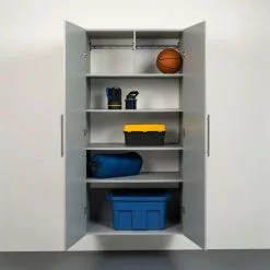 Prepac HangUps 36-in W X 72-in H X 20-in D Wood Composite Garage Cabinet
