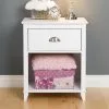 Prepac Yaletown Tall 1-Drawer Nightstand