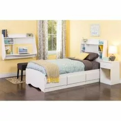 Prepac Furniture Astrid Twin Bookcase Headboard,WHFT-0401-1 -Prepac Shop 330612021 AlternateImage2