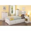 Prepac Furniture Astrid Twin Bookcase Headboard,WHFT-0401-1
