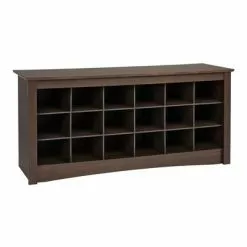 Prepac Furniture Shoe Storage Cubbie Bench,ESS-4824