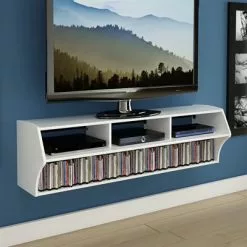 Prepac Furniture Altus Plus 58-in Floating TV Stand,WCAW-020