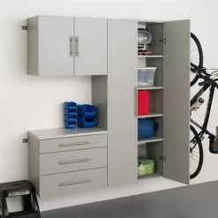 Prepac Furniture HangUps Set B 60-in 3-Piece Storage Cabinet -Prepac Shop 330620407 AlternateImage3