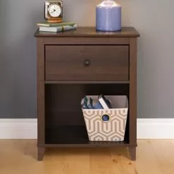 Prepac Furniture Yaletown Tall 1-Drawer Nightstand,EDNH-1201 -Prepac Shop 330621484 AlternateImage4