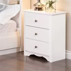 Prepac Furniture Monterey Tall 3-Drawer Nightstand,WDC-2403 12 Prepac Furniture Monterey Tall 3-Drawer Nightstand,WDC-2403 -Prepac Shop 330621499 AlternateImage5