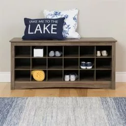 Prepac Furniture Shoe Cubby Bench,DSS-4824 -Prepac Shop 330621502 MainImage 001