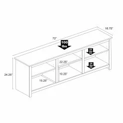 Prepac Sonoma TV Stand - Espresso - 72-in -Prepac Shop 330673594 AlternateImage4
