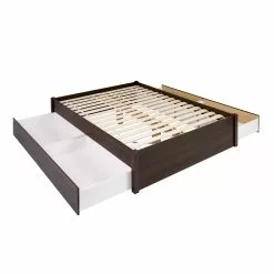 Prepac Select Platform Bed With 4 Drawers - Expresso - Queen -Prepac Shop 330673620 AlternateImage1