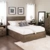 Prepac Select 4-Post Platform Bed 4 Drawers - Drifted Gray - Queen -Prepac Shop 330673627 AlternateImage6