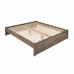 Prepac Select 4-Post Platform Bed - Drifted Gray - King -Prepac Shop 330673628 AlternateImage1