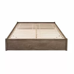 Prepac Select 4-Post Platform Bed - Drifted Gray - King -Prepac Shop 330673628 AlternateImage2