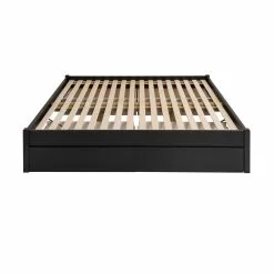 Prepac King Select 4-Post Platform Bed With 4 Drawers, Black -Prepac Shop 330673631 AlternateImage3