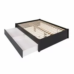 Prepac Select 4-Post Platform Bed - 2 Drawers - Black - Queen -Prepac Shop 330673633 AlternateImage1