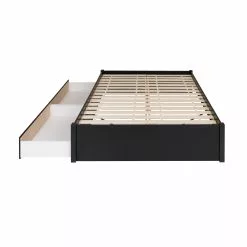 Prepac Select 4-Post Platform Bed - 2 Drawers - Black - Queen -Prepac Shop 330673633 AlternateImage2
