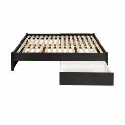 Prepac Select 4-Post Platform Bed - 2 Drawers - Black - Queen -Prepac Shop 330673633 AlternateImage3