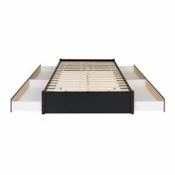 Prepac Select 4-Post Platform Bed 4 Drawers - Black - Queen -Prepac Shop 330673634 AlternateImage2