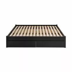 Prepac Select 4-Post Platform Bed 4 Drawers - Black - Queen -Prepac Shop 330673634 AlternateImage3