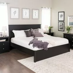Prepac Select 4-Post Platform Bed - Black - King -Prepac Shop 330673635 AlternateImage4