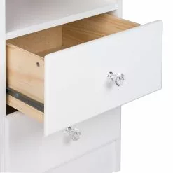 Prepac Astrid Tall Chest With Acrylic Knobs - 6-Drawer - White -Prepac Shop 330673638 AlternateImage5