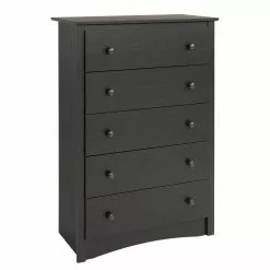 Prepac Sonoma Chest With 5-Drawer - Black - 45-inx 31.5-in 10 Prepac Sonoma Chest With 5-Drawer - Black - 45-inx 31.5-in -Prepac Shop 330673641 MainImage 001