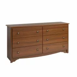 Prepac Monterey 6-Drawer Dresser - Cherry - 29-in X 59-in -Prepac Shop 330673646 AlternateImageA1