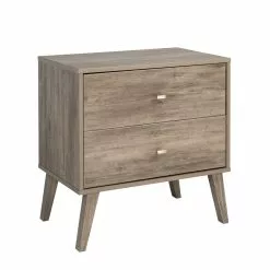 Prepac Milo 2-drawer Nightstand, Drifted Gray -Prepac Shop 330746092 MainImage 001