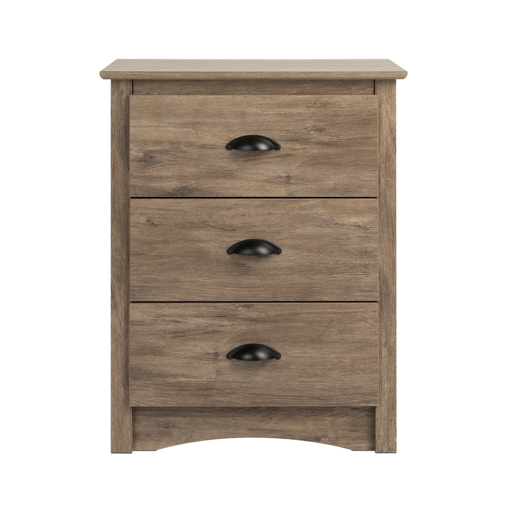 Prepac Salt Spring 3-drawer Tall Nightstand In Drifted Gray 7 Prepac Salt Spring 3-drawer Tall Nightstand In Drifted Gray - Image 5