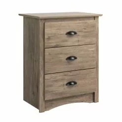 Prepac Salt Spring 3-drawer Tall Nightstand In Drifted Gray 12 Prepac Salt Spring 3-drawer Tall Nightstand In Drifted Gray -Prepac Shop 330746093 MainImage 001