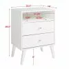 Prepac Milo 2-drawer Tall Nightstand With Open Shelf, White -Prepac Shop 330746095 AlternateImage8
