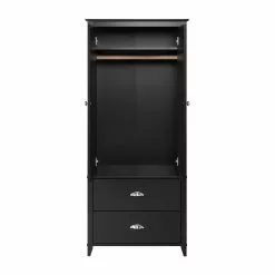 Prepac Yaletown Armoire In Black Finish - 21-in X 72-in X 31.5-in -Prepac Shop 330746105 AlternateImage3