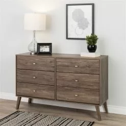 Prepac Milo 6-drawer Dresser In Drifted Gray Finish - 52.25-in -Prepac Shop 330746112 AlternateImage4