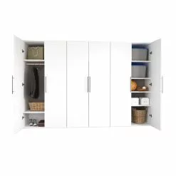 Prepac HangUps 3-Piece Storage Set - 108-in - White -Prepac Shop 330768934 MainImage frCA