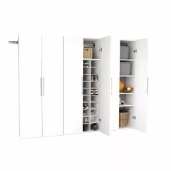 Prepac HangUps 3-Piece Storage Set - 90-in - White -Prepac Shop 330768936 MainImage frCA