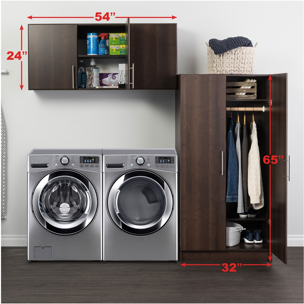 Prepac Elite 2-Piece Storage Set - 86-in - Espresso 6 Prepac Elite 2-Piece Storage Set - 86-in - Espresso - Image 4