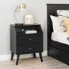 Prepac Milo 2-Drawer Night Stand With Angled Top - Black -Prepac Shop 330768953 AlternateImage1