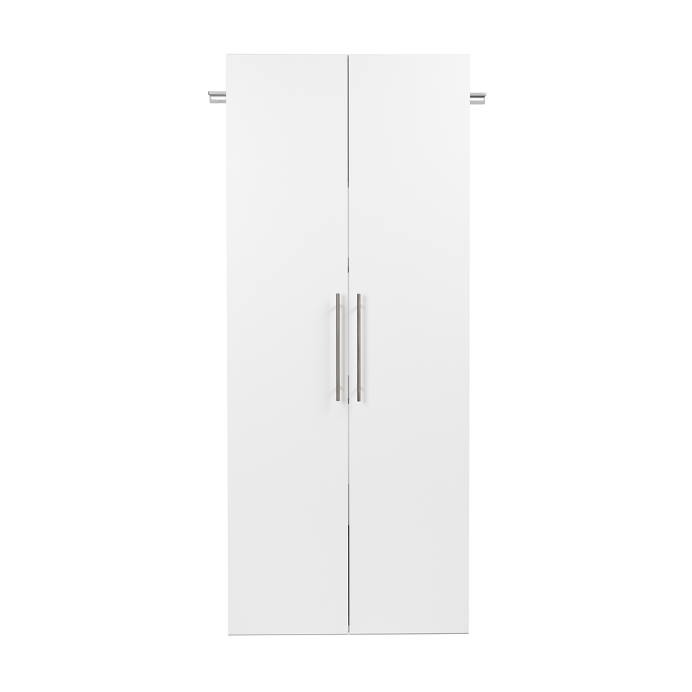 Prepac HangUps Large Storage Cabinet - 30-in - White 4 Prepac HangUps Large Storage Cabinet - 30-in - White - Image 2