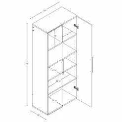 Prepac HangUps Large Storage Cabinet - 30-in - White 15 Prepac HangUps Large Storage Cabinet - 30-in - White -Prepac Shop 330768957 AlternateImage6